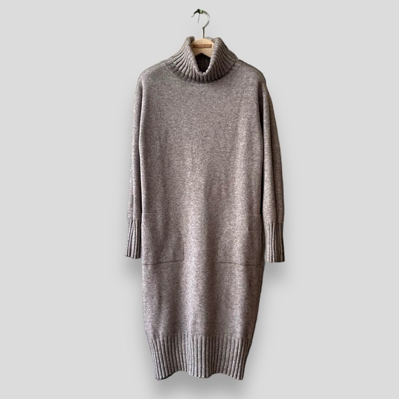 Natacha Paris Sweater Dress, Size S, Brown - Picture 1 of 6